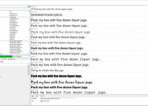 software - dp4 Font Viewer 3.4 screenshot