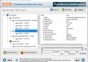 Drive Recovery Software screenshot