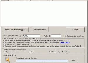 DRMsoft EXE Special Encryption Tool screenshot