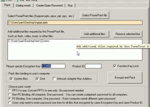 software - DRMsoft PPTX to EXE Advanced Converter 7.0 screenshot