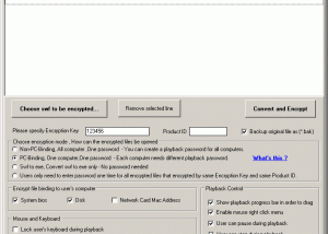 software - DRMsoft SWF to EXE Encrypter 9.1 screenshot