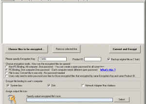 DRMsoft Universal File to EXE Converter screenshot