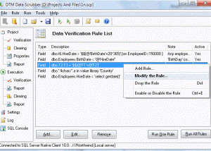 software - DTM Data Scrubber 1.15.07 screenshot