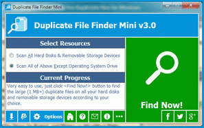 software - Duplicate File Finder Mini 7.0 screenshot