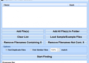 Duplicate File Finder Software screenshot