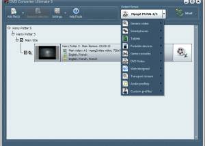 software - DVD Converter Ultimate 4.0.0.100 screenshot