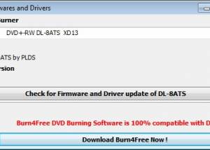 software - DVD Firmwares and Drivers 3.3.0.0 screenshot