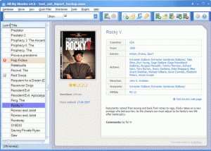 software - DVD Organizer Pro 5.3 screenshot