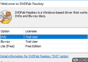 Full DVDFab Passkey Lite screenshot