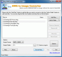DWG to JPG Converter 2011.7 screenshot