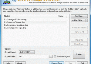 software - DWG to JPG Converter Any 2010.5.5 screenshot