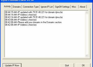 Dynu Premium Dynamic DNS Client screenshot