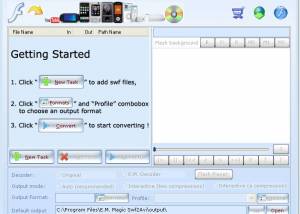 software - E.M. Magic Swf2Avi 6.8 screenshot