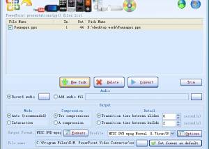 software - E.M. PowerPoint Video Converter 3.20 screenshot