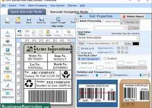 software - EAN8 Barcode Label Creating Software 2.1.1 screenshot