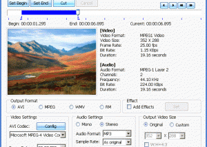 software - EArt Video Cutter 1.81 screenshot