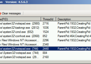 EaseFilter Process Filter Driver SDK screenshot