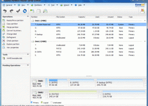 EaseUS Partition Master Server Edition screenshot