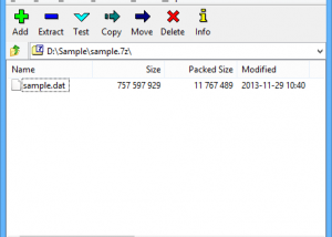 software - Easy 7-Zip 0.1.6 screenshot