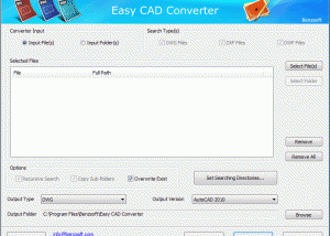 software - Easy CAD Converter 3.1 screenshot