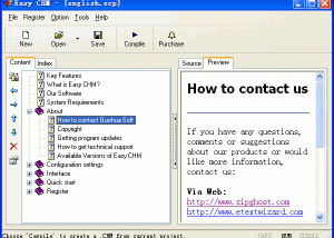 software - Easy CHM 4.00 screenshot