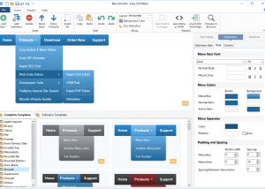 software - Easy CSS Menu 5.2 screenshot
