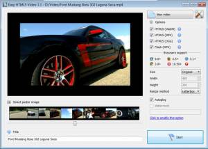 software - Easy Html5 Video for Mac 1.1 screenshot