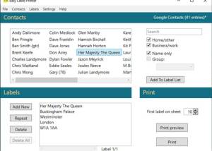 software - Easy Label Printer 4.1.0 screenshot