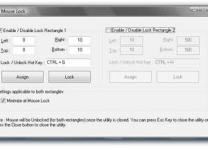 software - Easy Mouse Lock 1.1 screenshot