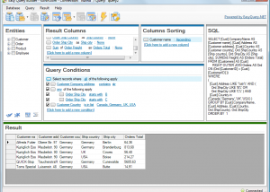 software - Easy Query Builder 2.1 screenshot