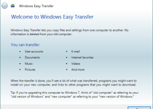 software - Easy Transfer for Windows 10 1.1 screenshot