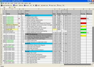 software - EasyGantt | Excel Gantt Chart 3.2 screenshot