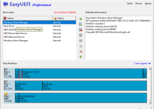 EasyUEFI screenshot