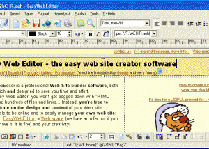 EasyWebEditor Français créer site Web screenshot