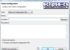 Full Eclipse Checkstyle Plug-in screenshot