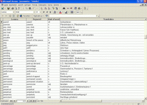 software - Economics Dictionary English German 3.0 screenshot