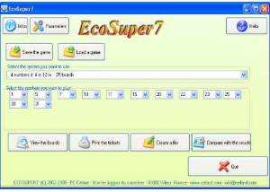 software - ECOSUPER7 1.21 screenshot