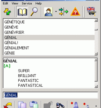 ECTACO English <-> French Talking Partner Dictionary for Windows screenshot
