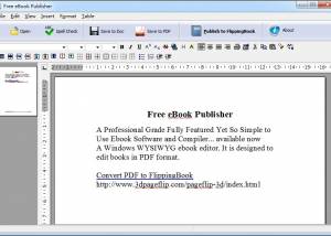 Edaysoft Free eBook Publisher screenshot