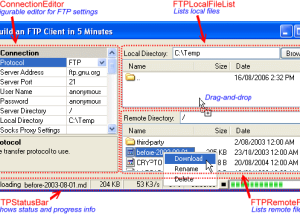 software - edtFTPnet/PRO 12.1.1 screenshot