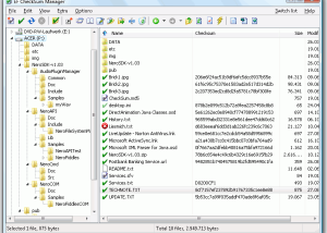 EF CheckSum Manager screenshot