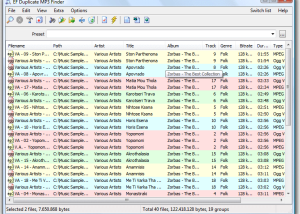 software - EF Duplicate MP3 Finder 24.02 screenshot