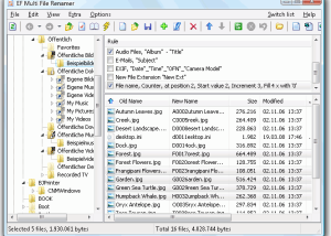 software - EF Multi File Renamer 24.03 screenshot