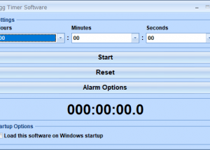 Egg Timer Software screenshot