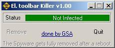 software - El. Toolbar Killer 1.02 screenshot