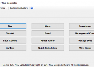 Electrc 2017 NEC Calculator screenshot