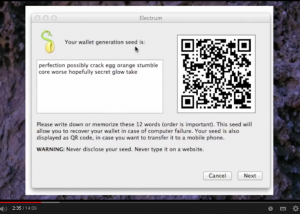 software - Electrum 4.0.9 screenshot