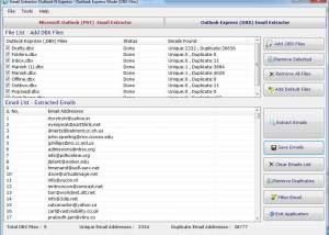 software - Email Extractor Outlook N Express 5.3 screenshot