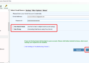 Full Email Extractor Wizard screenshot