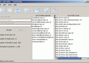 software - Email Grabber 1.0 screenshot